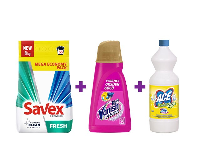 Set of detergents