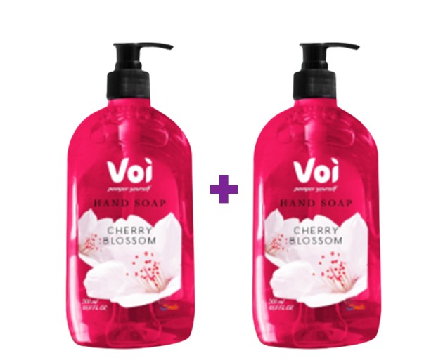 1+1 VOI liquid soap with cherry extract