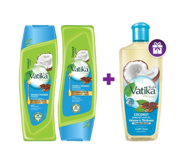 VATIKA hair care set coconut + GIFT