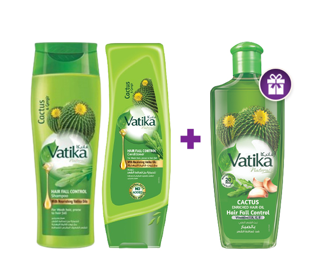 VATIKA hair care set cactus + GIFT