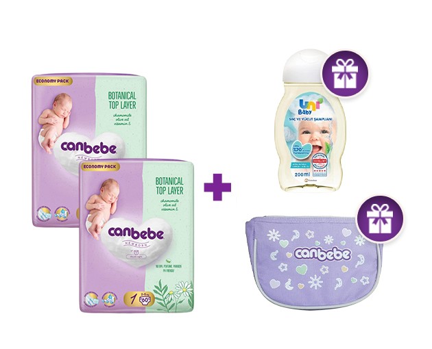 ორი Canbebe N1 +  საჩუქრად შამპუნი და ჩანთა