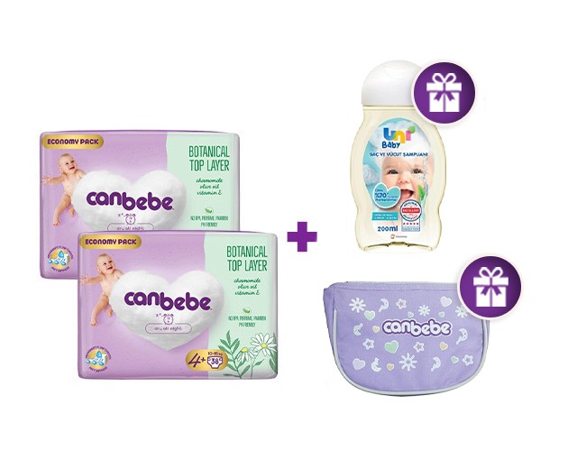 ორი Canbebe N4+   +  საჩუქრად შამპუნი და ჩანთა