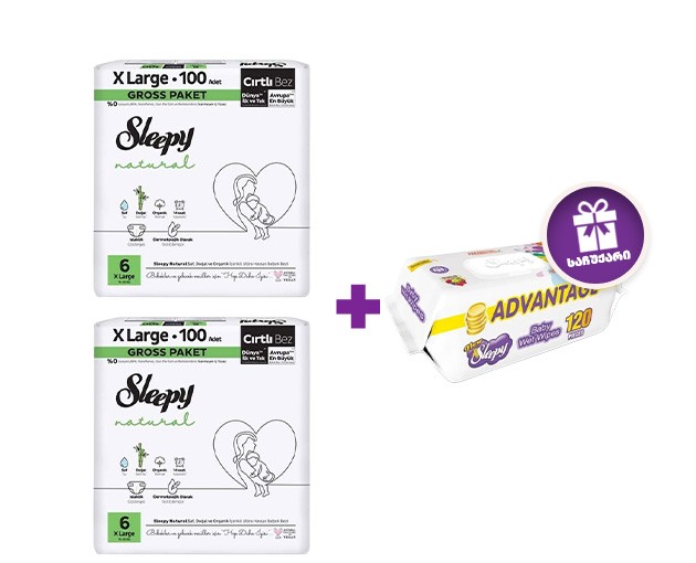  SLEEPY N6 Mega pants + gifts SLEEPY  wet wipes 120pcs