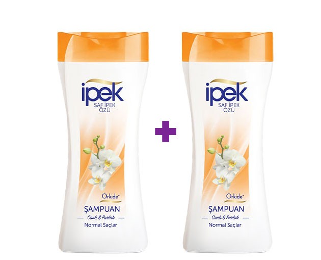 1+1 promotion IPEK Shampoo for normal hair 600 ml