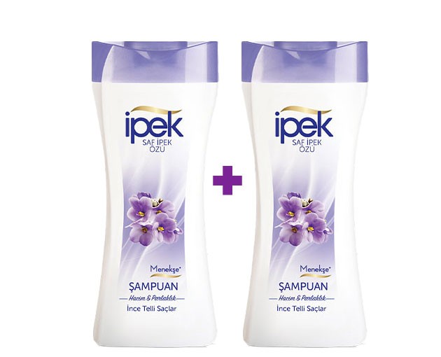 1+1 promotion IPEK Shampoo for thin and weak hair 600 ml