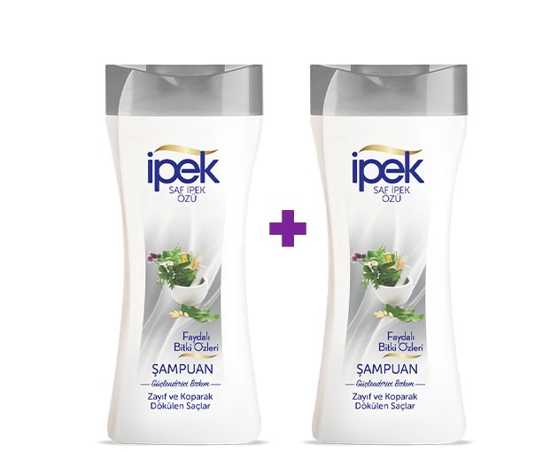 1+1 promotion IPEK Shampoo for Anti-hair damage 600 ml