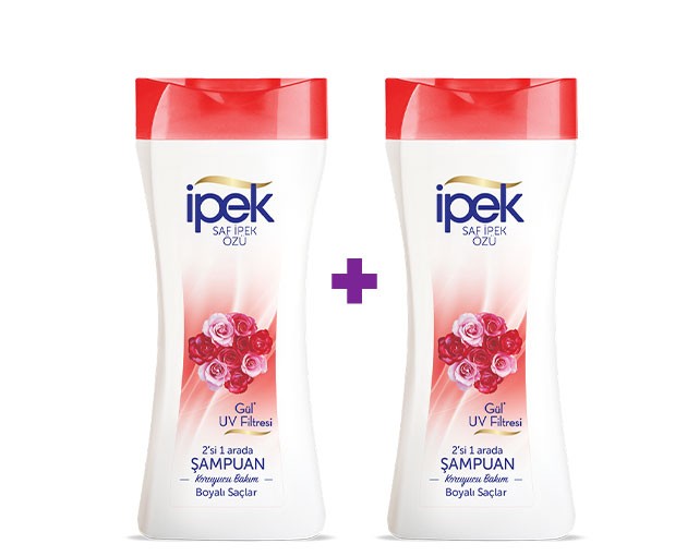 1+1 promotion IPEK Shampoo for colored hair 600 ml