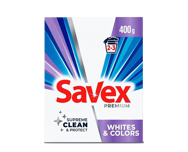 Savex washing powder white & color