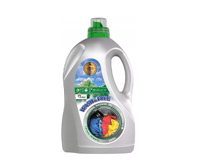 WASH & FREE Universal laundry liquid gel 5L