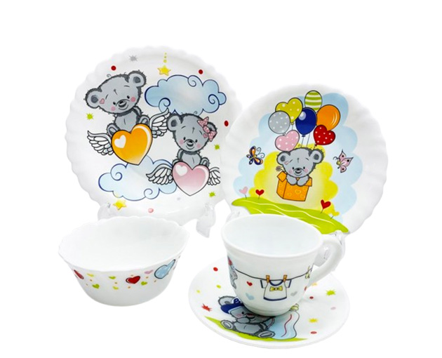 Children's plate set bear