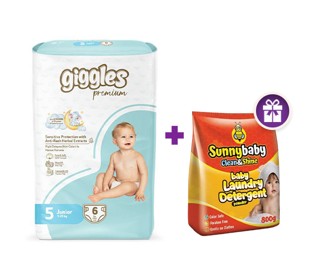 GIGGLES N5 baby diaper Premium Eco 11-25kg