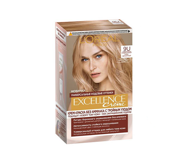 Loreal Paris Excellence hair dye N7U