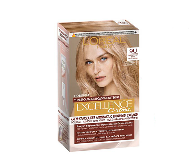 Loreal Paris Excellence hair dye N9U