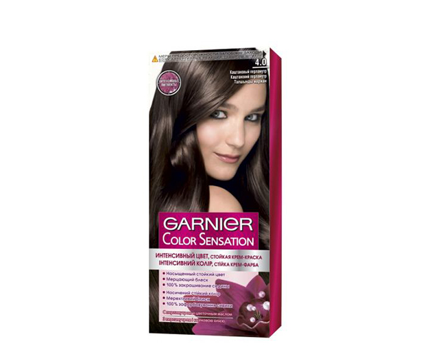 Garnier Sensation თმის საღებავი N4.0 