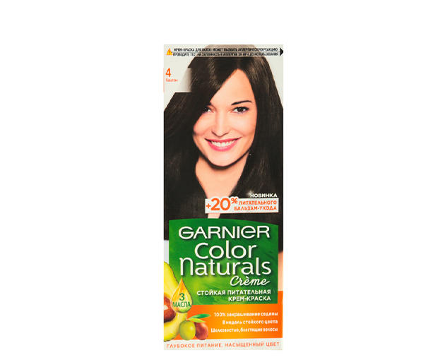Garnier Naturals თმის საღებავი N4.0 