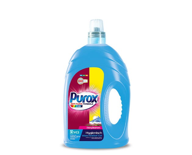 PUROX ფერადი ქსოვილის სარეცხი გელი 4.3ლ