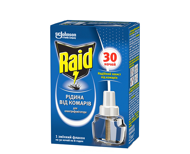 RAID Mosquito's advance device fluid