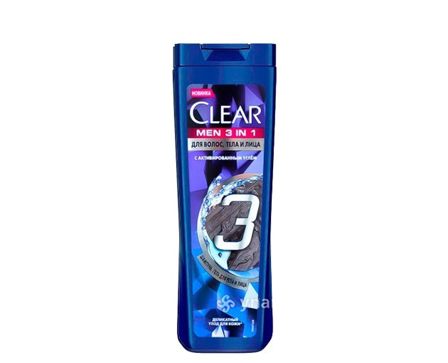 CLEAR Men's shampoo 3 in 1 380 ml
