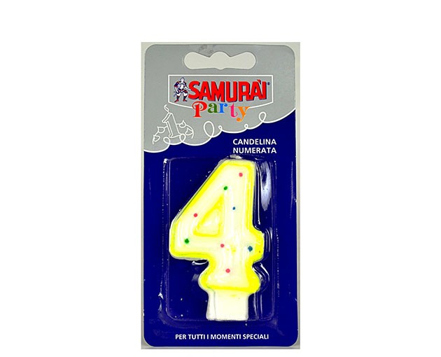 Birthday candle number 4