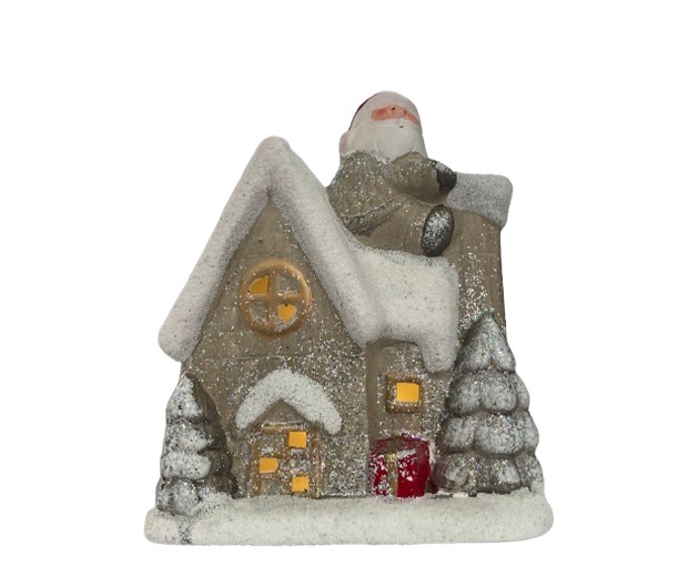 New Year's ceramic torch house