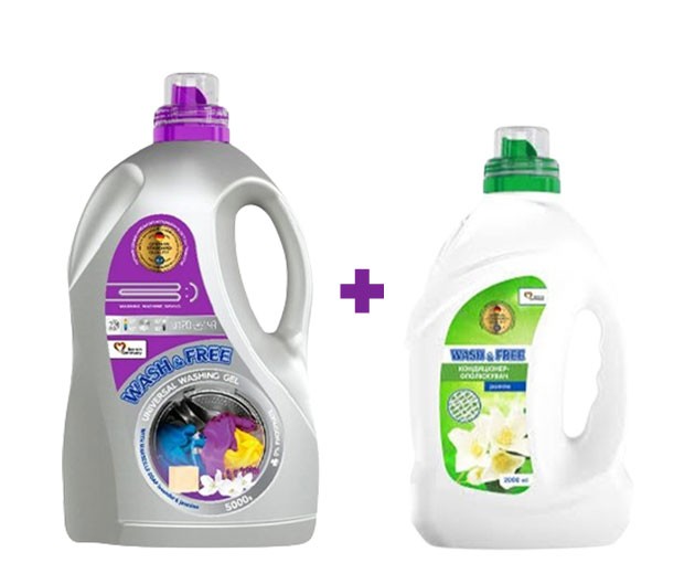 WASH & FREE ჟასმინი და ლავანდას ნაკრები