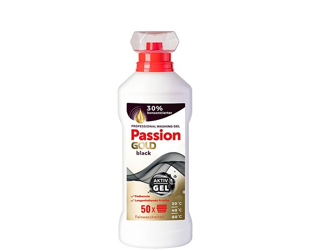 PASSION GOLD სარეცხი გელი შავი 2ლ