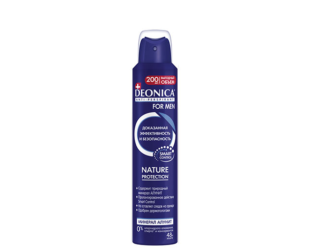 DEONICA Men's Deodorant Protection 200ml