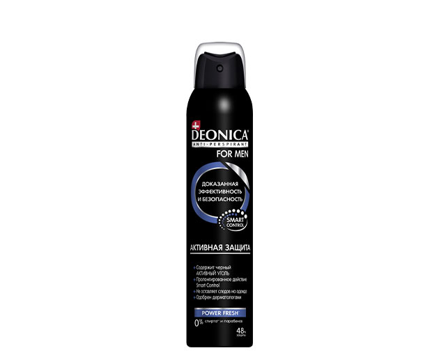 DEONICA მამაკაცის ანტიპერსპირანტი Active Protection 200მლ