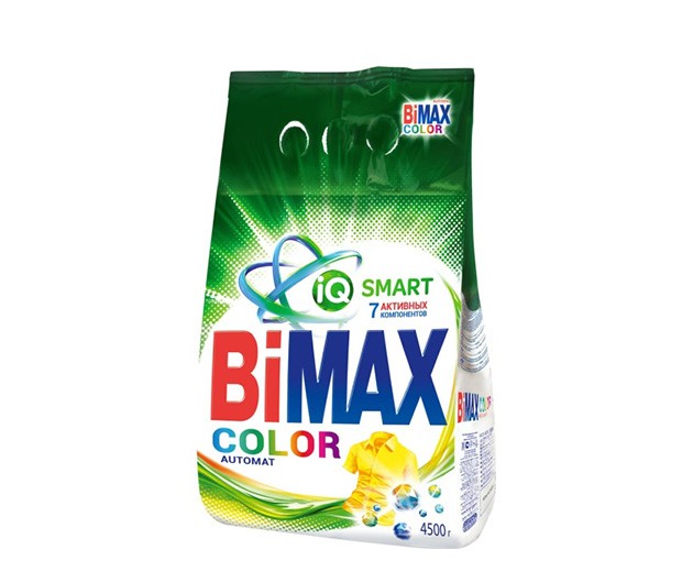 BIMAX სარეცხი ფხვნილი ფერადი ქსოვილის 4.5კგ