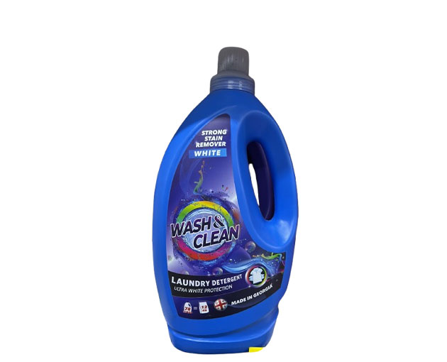 WASH&CLEAN სარეცხი სითხე თეთრი 2.7ლ 