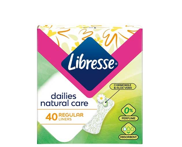 Libresse ყოველდღიური ჰიგიენური საფენი 40ც Regular