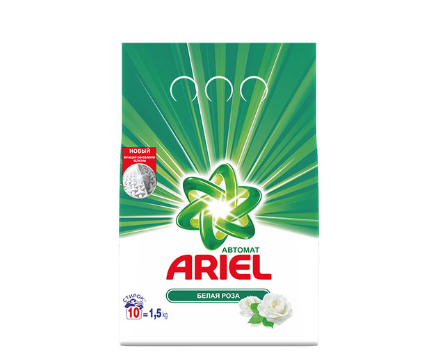 ARIEL washing powder white rose 1.5kg