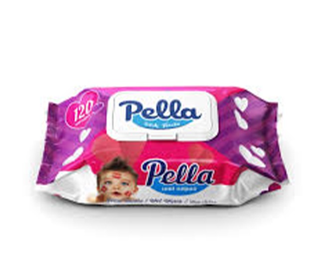 PELLA საბავშვო სველი საწმენდი 120ც