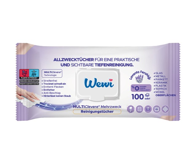 WEWI Surface Cleaner Lavender 100pcs