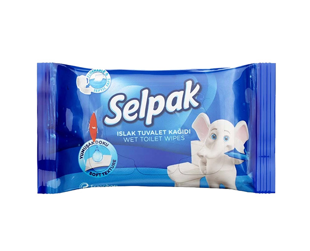 SELPAK სველი ტუალეტის ქაღალდი 42ც