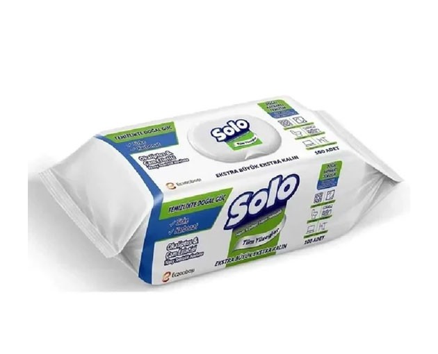 SOLO Furniture cleaning wet wipes Eucalyptus and pine 100 pcs