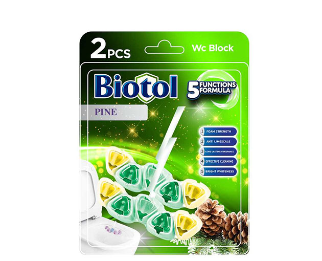 BIOTOL უნიტაზში ჩასაკიდი არომატიზატორი ფიჭვი 2ც