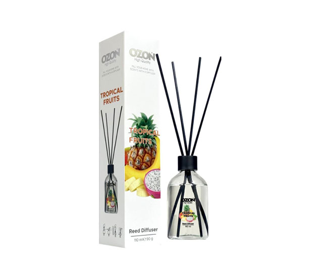 OZON Air Freshener Sticks Tropical Fruit 110ml
