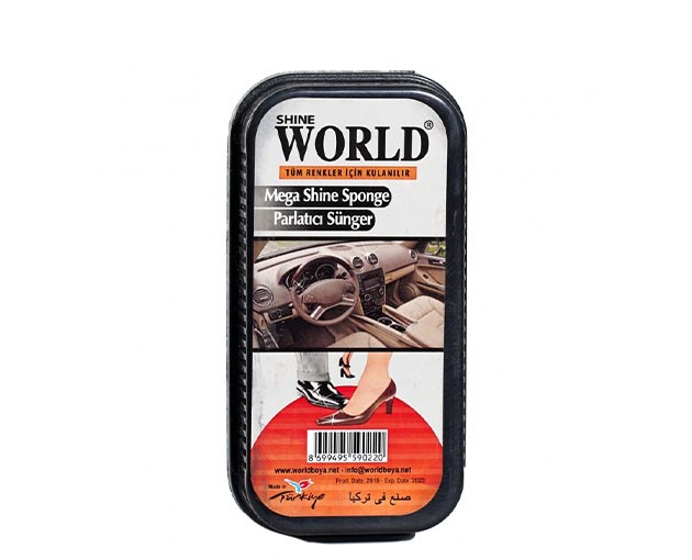 World ფეხსაცმლის საწმენდი ღრუბელი