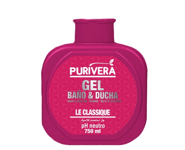 PURIVERA შხაპის გელი ნესვი 750მლ