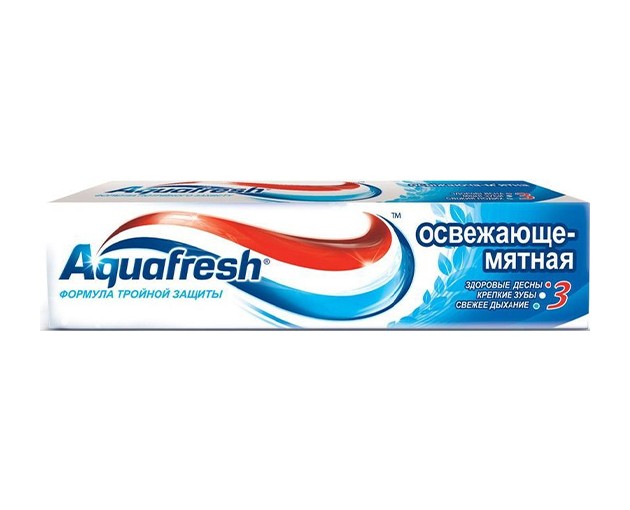 AQUAFRESH კბილის პასტა გამაგრილებელი პიტნა 50 მლ