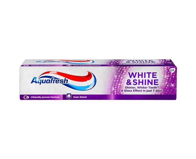 AQUAFRESH კბილის პასტა მათეთრებელი White & Shine 100 მლ