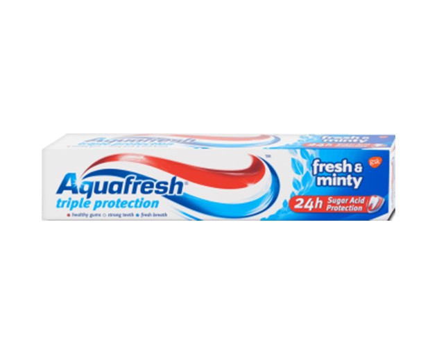 AQUAFRESH კბილის პასტა გამაგრილებელი პიტნა 100 მლ