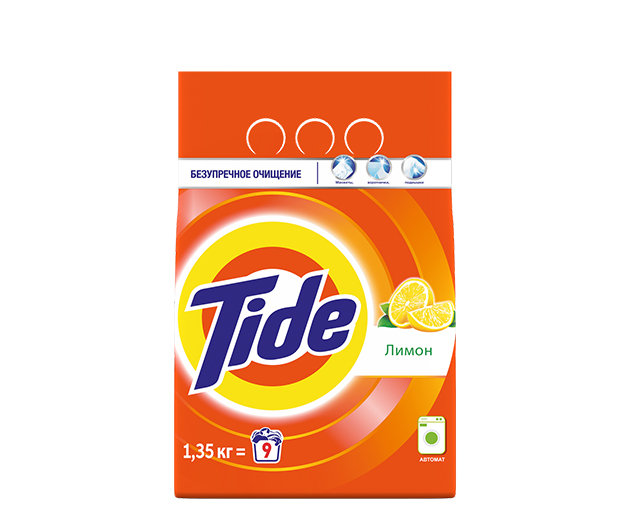 Tide სარეცხი ფხვნილი ლიმონი 