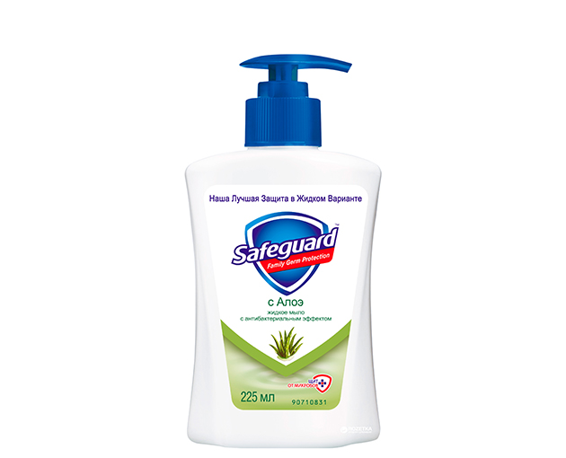 Safeguard liquid soap aloe