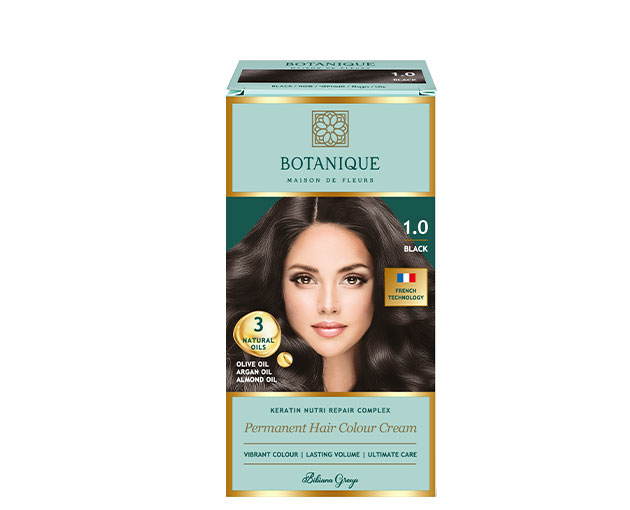 BOTANIQUE თმის საღებავი 1.0 შავი