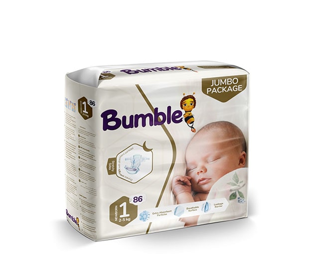 BUMBLE N1 baby diaper 2-5 kg