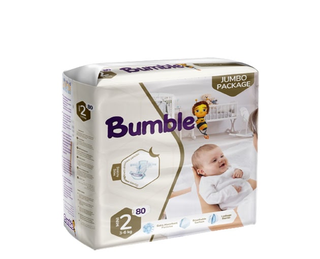 BUMBLE N2 baby diaper 3-6 kg