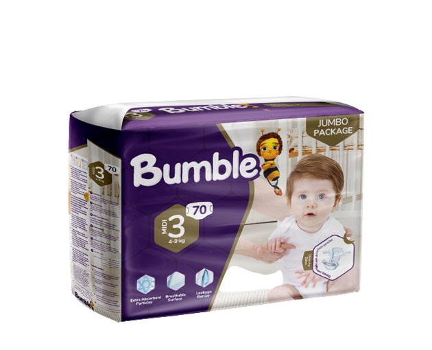 BUMBLE N3 baby diaper 4-9 kg