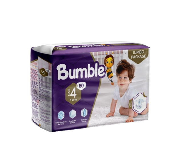 BUMBLE N4 ბავშვის საფენი 7-14კგ